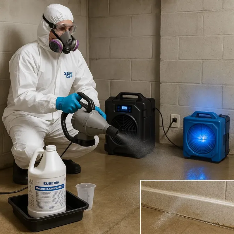 Sanitization and Odor Removal process in Sykesville, PA