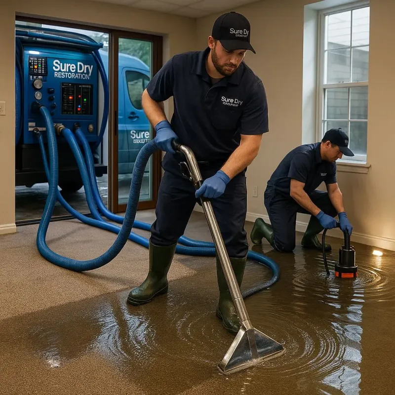 Water Extraction and Removal process in Sykesville, PA